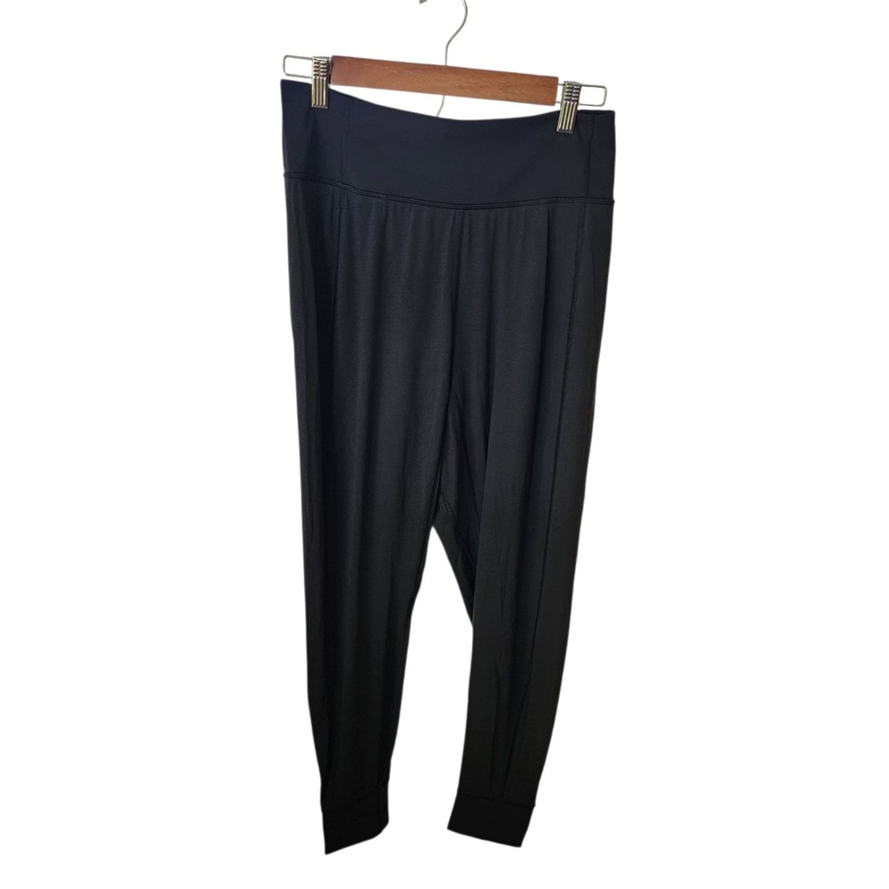 Lululemon Sheer Mesh Jogger Pants Womens 8 Waist Pocket Black